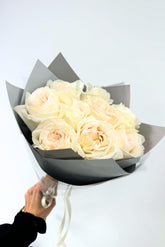 Peony roses White O'Hara